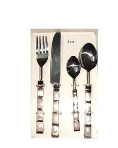 New American Design Metal Cutlery Set In Wedding Party Table Use Spoon Fork And Knife Set