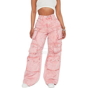 Nuevo estilo de uso al aire libre Mujeres Pantalones holgados Mejor calidad Color sólido Personalizado Pantalones holgados para mujeres - Product Image 5