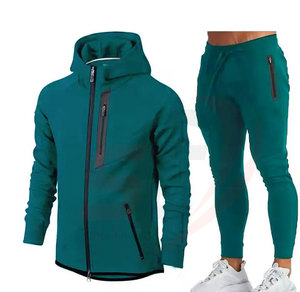 ชุดวอร์มสองชิ้นสำหรับผู้ชายชุดฝึกวิ่งจ๊อกกิ้งมีซิปสไตล์ใหม่ - Product Image 3