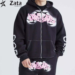 Polaire lourde de haute qualité pour sweat à capuche femmes 100% coton survêtement personnalisé Streetwear saison d'hiver - Product Image 2