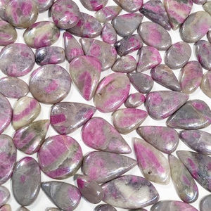 Rystal ubellite abochons est Rade IX Hape, tinta rystal uby holesale oose emstone para ewelry uby abochon - Product Image 6