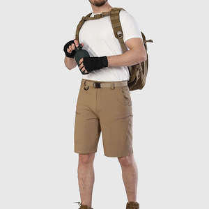 Short de randonnée pour hommes de marque personnalisée motif solide en velours côtelé durable à séchage rapide plusieurs poches pour la randonnée et le voyage Service OEM/ODM - Product Image 6