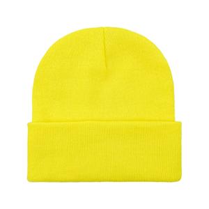 Gorro de punto de lana liso a precio barato al por mayor, gorro de invierno suave y elástico, diseño unisex - Product Image 5