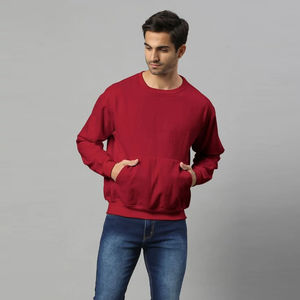 Sweat-shirt pour homme, parfait pour le haut, en polaire ultra doux, col rond, décontracté au quotidien, superposition et confort en plein air, 2025 - Product Image 1
