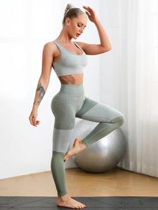Top Trending Yoga Set para mujeres 2025 Nueva llegada Top Fashion Women Yoga Set con su logotipo - Product Image 4