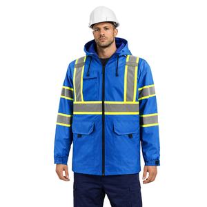 Veste de sécurité réfléchissante en polaire chaude et élégante, imperméable, veste softshell, gilet réfléchissant, veste de sécurité haute visibilité - Product Image 1