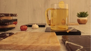 Top Selling Good Quality <b>Marble</b> <b>Coaster</b> For Home Hotel Office Use Item Best Quality Serving Drinks <b>Coaster</b> With Customize Shape - Product Image 2