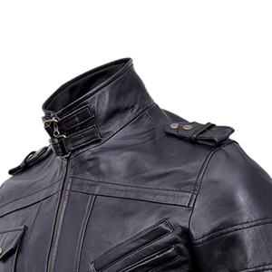 Chaquetas de Cuero para Hombre de Alta Calidad OEM, Talla Personalizada, a la Moda, Impermeables, Resistentes al Viento, Transpirables, para la Temporada de Invierno, Nuevas - Product Image 4