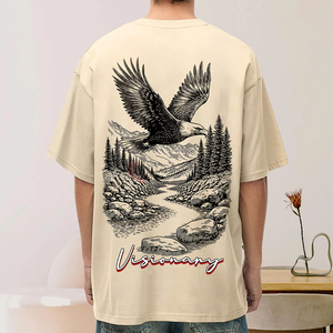 500GSM Éponge française lourde Logo personnalisé imprimé Drop Shoulder Pullover Streetwear Fabricant - Product Image 1