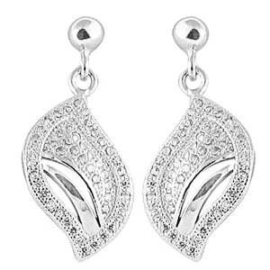 Pendientes/Colgantes de Hoja de Plata 925 Chapados en Oro Vintage con Detalles de Perlas de Agua Dulce para Uso Diario de Mujeres - Product Image 1