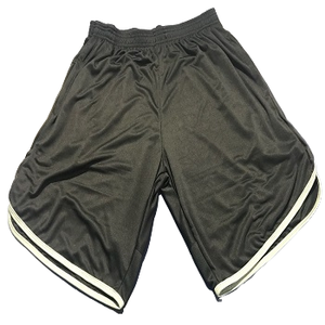 Shorts de basket-ball noirs personnalisés OEM avec poches pour hommes - Product Image 1