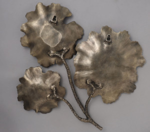 Panel de Arte de pared de hierro Vintage de lujo moderno hecho a mano Metal decoración Interior del hogar diseño elegante de hojas nueva pared colgante - Product Image 5