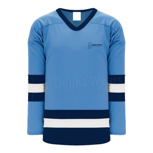 Maillots de hockey sur glace personnalisés pour fans, avec design d'équipe et logo imprimés par sublimation, manches longues, fabriqués en tissu 100 % polyester. - Product Image 2