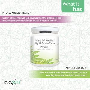 Salve Parasoft crème pour peau sèche, Sans paraben avec extrait d'Aloe vera 500g - Product Image 2