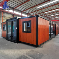 Maison conteneur préfabriquée de luxe extensible de 20FT 40FT, 2 ou 3 chambres, design contemporain pour hôtel, restaurant, bar 5