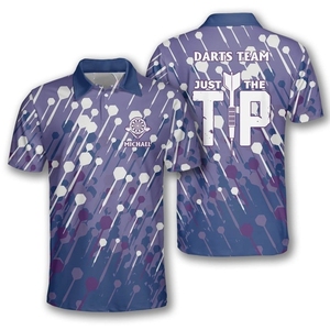 Jersey de sublimación personalizado Dart Sports con tela cómoda de secado rápido para torneos de entrenamiento y ropa deportiva - Product Image 1