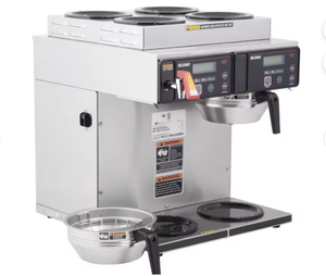 Axiom 4/2 Twin 12-Cup Stainless Steel App-Controlled Commercial <b>Coffee</b> <b>Maker</b> 4 Upper 2 Lower Warmers-RV Outdoor Use-120/208-240V - Product Image 4