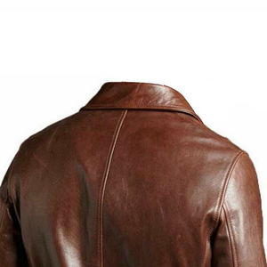 Chaqueta de Cuero para Hombre, Duradera, al Mejor Precio, Chaqueta de Lona con Logotipo Personalizado, Nuevo Estilo, Resistente al Viento, OEM Personalizado - Product Image 4