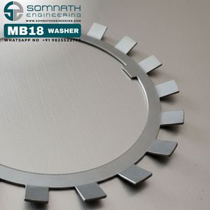 Rondelle de blocage de haute qualité MB18 pour écrous de blocage métriques KM18     MB01 à MB40 Accessoire de roulement Rondelle de blocage - Product Image 1