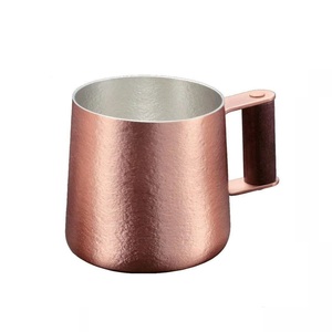 Tazas de cobre reales Taza de cobre al por mayor Taza de cerveza de café Vodka martillado Mula Taza de cobre Fabricante caliente en Inda - Product Image 2