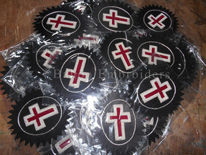 SILK EMBROIDERED BADGE CAMERA DESIGN - Product Image 2