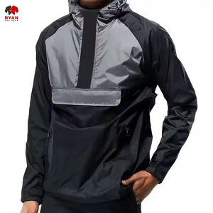 Chaqueta Cortavientos Informal con Cremallera para Hombre, Chaqueta Deportiva Cortavientos para Correr, Chaqueta Transpirable y Plegable de Alta Calidad para Hombre - Product Image 1