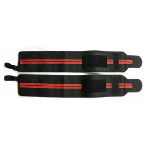 Nouvel arrivage de sangle de support de poignet de fitness en coton et polyester, logo personnalisé, haltérophilie réglable - Product Image 3