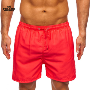 Pantalones Cortos Deportivos Casuales de Algodón para Hombre, Talla Grande, para Gimnasio y Yoga, Color Rojo, Venta al Por Mayor, Moda Urbana, OEM - Product Image 6