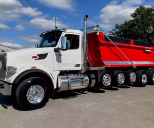 รถบรรทุกหนักมือสองปี 2026 Peterbilt T 567 ห้าเพลา - เครื่องยนต์ Cummins 525 แรงม้า เกียร์อัตโนมัติ |   รถดั๊มพ์แบบแมนนวล 20 ฟุต พร้อมจัดส่งทั่วโลก - Product Image 1