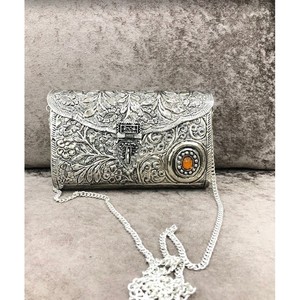 Beautiful Luxury <b>Wedding</b> Brass Tassel Pearl Casual Fashion <b>Clutch</b> Purse Chains High Quality Women Bridal Party Wear Stone Made - Product Image 1