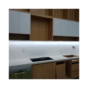 LQ-301 Wit Kunstmatige Kwarts Werkbladen Gelegeerd Flexibel Fineer Stenen Paneel Voor Interieur En Natuursteen Voor Wandbekleding