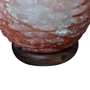 Lampe de sel artisanale en matériaux organiques, légère, en forme de nid, technique de sculpture, décoration Feng Shui pour la maison - Product Image 6