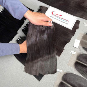 Trama de pelo vietnamita crudo hueso recto cutícula alineada precio de fábrica al por mayor buena calidad de 100% pelo real sin procesar - Product Image 4