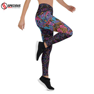 Leggings Deportivos de Cintura Alta para Mujer, de la Mejor Calidad, Sublimados, Transpirables, de Punto, para Entrenamiento, Gimnasio, Yoga - Product Image 6