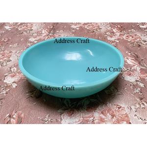 Logo personnalisé bols à fruits en résine faits à la main décoration de mariage table pièce maîtresse bols à salade ensemble de vaisselle meilleure vente bol en résine - Product Image 2