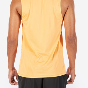 Venta al por mayor logotipo personalizado tamaño diseño hombres camiseta sin mangas gimnasio Atlético algodón deporte suelto sin mangas chaleco para hombres - Product Image 6