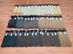 Extensions de cheveux humains vietnamiens Thanh An 100 % naturels, tissés à la main, qualité Remy, doux, 100 grammes, vente en gros - Product Image 3