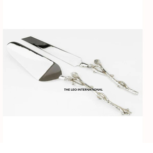 Service floral or couverts en acier inoxydable décor de table en acier miroir ustensiles de cuisine restaurant et mariage utilisation ensemble de couverts - Product Image 6