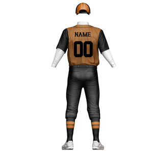 Maillot de baseball à manches courtes, logo personnalisable, broderie, vêtements de sport en polyester uni, uniformes d'impression par sublimation, Offre Spéciale - Product Image 5