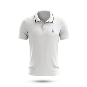 Camiseta Polo de Manga Corta para Hombre, Estampado Táctico 3D de Secado Rápido, 100% Poliéster, Polo de Golf, Terciopelo Sólido - Product Image 5