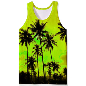 Camisetas sin mangas de gimnasio de algodón 100% de alta calidad para hombre, diseño de cuello redondo de secado rápido, ropa deportiva transpirable, camiseta sin mangas de Color de tamaño personalizable - Product Image 5