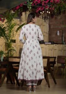 Dernière collection Excellente qualité Nouveau Designer Mal Cotton Kurti Pant With Dupatta With Printed Work Worldwide Exportateur - Product Image 4