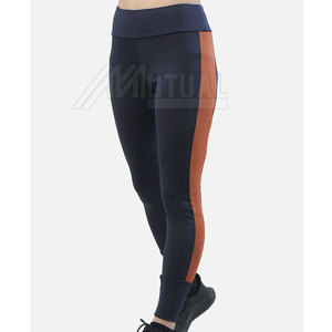 Leggings Casuales Hechos a Medida para Mujer, Cintura Alta, Color Sólido, Efecto Push-Up, Secado Rápido, Transpirables, Tejido de Punto de Spandex/Nylon, con Logotipo - Product Image 4