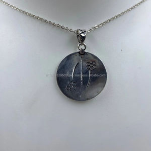 Modern Geometric <b>Silver</b> Pendant Unique Artisanal Design Handcrafted <b>Pearl</b> <b>Earrings</b> Classic for Wedding Party Everyday Elegance - Product Image 1