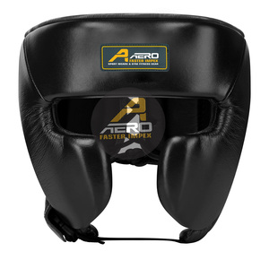 Professional Comfortable Custom Logo Boxing <b>Head</b> Guard Genuine Synthetic Leather for <b>Training</b> - Product Image 5