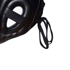 Ropa deportiva de Interior para hombres y mujeres, equipo de cabeza de boxeo, logotipo personalizado bordado, protectores de cabeza ajustables, Unisex para adultos - Product Image 6