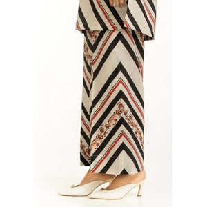 Conjunto de 2 Piezas IPST-55040 Bohemian Cross Slub con Estampado, Shorts de Crepé para Primavera/Verano, Tallas XS a 3XL - Product Image 3