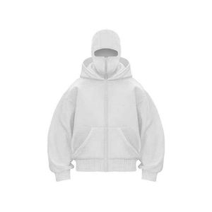 Sweat à capuche de style streetwear pour homme de haute qualité, unisexe, fermeture éclair intégrale, veste thermique d'hiver avec 100% coton polyester - Product Image 4