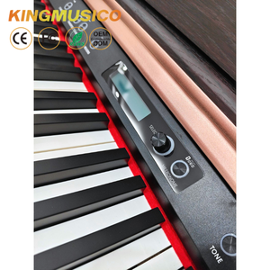 <span class=keywords><strong>Piano</strong></span> <span class=keywords><strong>numérique</strong></span> droit 88 touches à mécanisme à marteaux gradués, 256 polyphonies, trois pédales, son French DREAM - Product Image 4