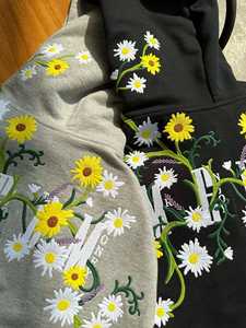 Sudaderas con Capucha para Hombre, Personalizadas con Logotipo OEM, de Alta Calidad, 100% Algodón Grueso, Ecológicas, Otoñales, con Bordado 3D, Hombros Caídos, Talla Grande - Product Image 3